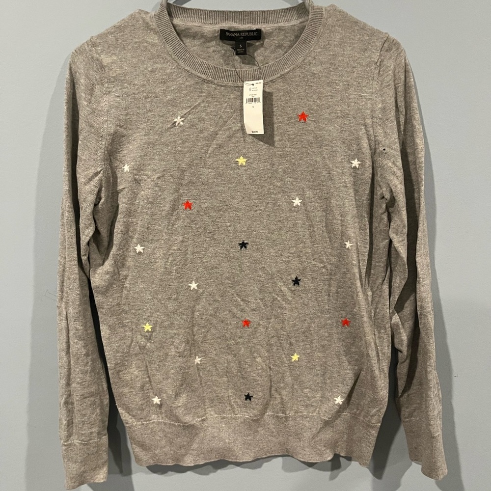 NWT Banana Republic star sweater small s
